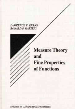 Measure Theory and Fine Properties of Functions - Evans, Lawrence C; Evans, Evans Craig; Gariepy Ronald F