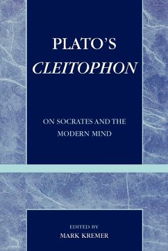 Cover Plato's Cleitophon