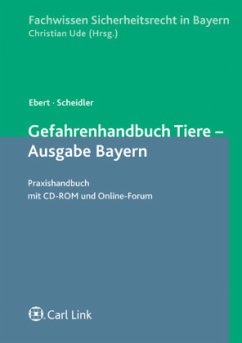 Cover Gefahrenhandbuch Tiere, Ausgabe Bayern, m. CD-ROM