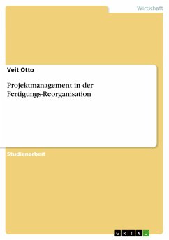 Projektmanagement in der Fertigungs-Reorganisation - Otto, Veit