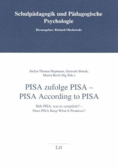 PISA zufolge PISA. PISA According to PISA