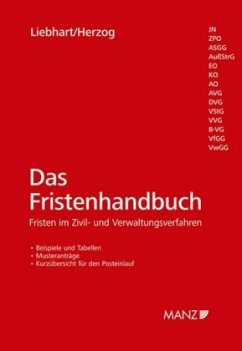 Cover Fristenhandbuch (f. Österreich)