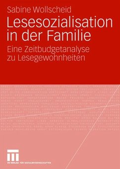 Lesesozialisation in der Familie - Wollscheid, Sabine