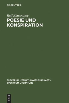Poesie und Konspiration - Klausnitzer, Ralf