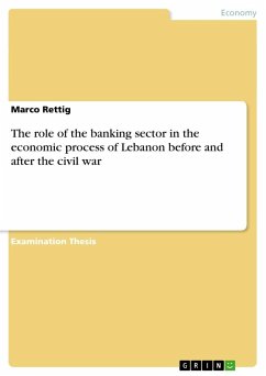 The role of the banking sector in the economic process of Lebanon before and after the civil war - Rettig, Marco