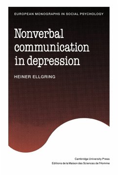 Non-Verbal Communication in Depression - Ellgring, Heiner
