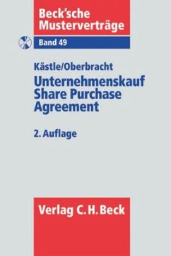 Unternehmenskauf, Share Purchase Agreement, m. CD-ROM - Kästle, Florian; Oberbracht, Dirk