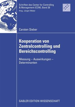 Kooperation von Zentralcontrolling und Bereichscontrolling - Sieber, Carsten