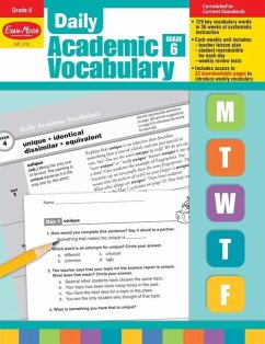 Daily Academic Vocabulary, Grade 6 Teacher Edition - Evan-Moor Educational Publishers
