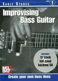 Improvising Bass Guitar: Early Stages [With CD]