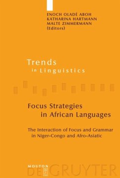 Focus Strategies in African Languages - Hartmann, Katharina / Zimmermann, Malte (Hrsg.)