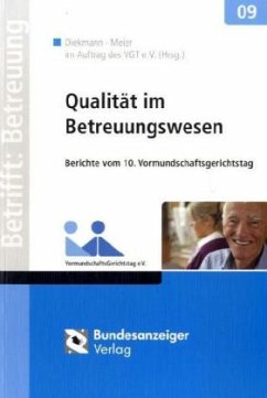 Cover Qualität im Betreuungswesen