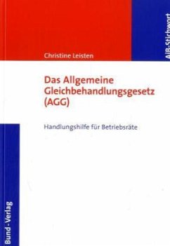 Cover Das Allgemeine Gleichbehandlungsgesetz (AGG)