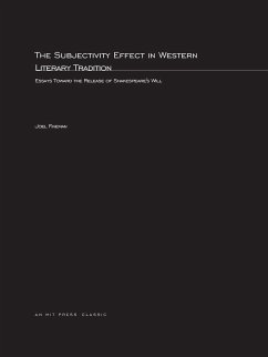 The Subjectivity Effect in Western Literary Tradition - Fineman, Joel