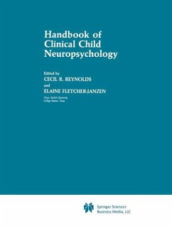 Handbook of Clinical Child Neuropsychology - Reynolds, Cecil R.;Fletcher-Janzen, Elaine