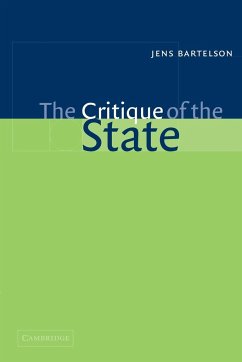 The Critique of the State - Bartelson, Jens