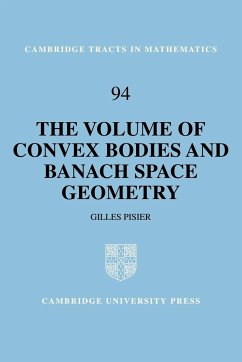 The Volume of Convex Bodies and Banach Space Geometry - Pisier, Gilles
