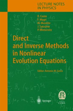 Direct and Inverse Methods in Nonlinear Evolution Equations - Conte, Robert;Magri, Franco;Musette, Micheline