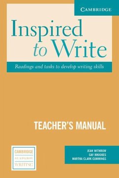 Inspired to Write Teacher's Manual - Withrow, Jean; Brookes, Gay; Cummings, Martha Clark