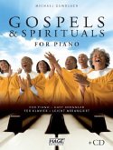 Gospels & Spirituals, für Klavier, leicht arrangiert, m. Audio-CD