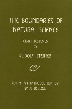 The Boundaries of Natural Science - Steiner, Rudolf