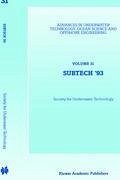 Subtech '93 - Society for Underwater Technology (SUT) (ed.)