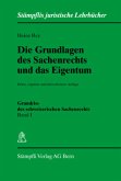 Die Grundlagen des Sachenrechts und das Eigentum (f. d. Schweiz)