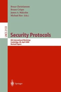 Security Protocols - Christianson, Bruce / Crispo, Bruno / Roe, Michael (eds.)