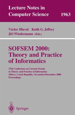 SOFSEM 2000: Theory and Practice of Informatics - Hlavac, Vaclav / Jeffery, Keith G. / Wiedermann, Jiri (eds.)