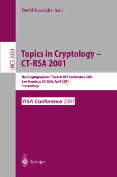 Topics in Cryptology - CT-RSA 2001 - Naccache, David (ed.)