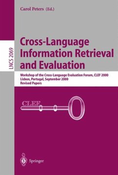 Cross-Language Information Retrieval and Evaluation - Peters, Carol