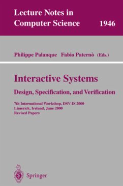 Interactive Systems. Design, Specification, and Verification - Palanque, Philippe / Paterno, Fabio (eds.)