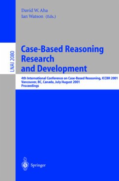 Case-Based Reasoning Research and Development - Aha, David W. / Watson, Ian (eds.)