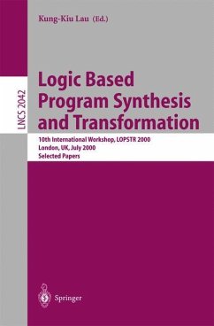 Logic Based Program Synthesis and Transformation - Lau, Kung-Kiu (ed.)