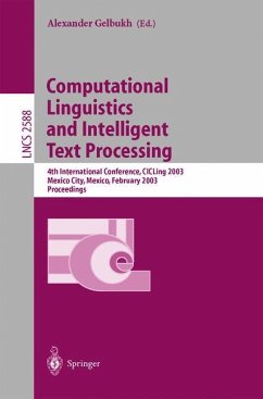 Computational Linguistics and Intelligent Text Processing - Gelbukh