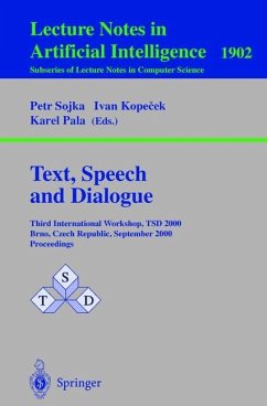 Text, Speech and Dialogue - Sojka, Petr / Kopecek, Ivan / Pala, Karel (eds.)