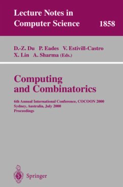 Computing and Combinatorics - Du, Ding-Zhu / Eades, Peter / Estivill-Castro, Vladimir / Lin, Xuemin / Sharma, Arun (eds.)