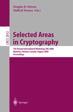 Selected Areas in Cryptography - Stinson, Douglas R. / Tavares, Stafford (eds.)