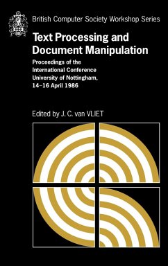 Text Processing and Document Manipulation - Vliet, J. C. van (ed.)