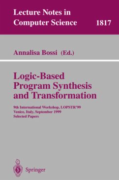 Logic-Based Program Synthesis and Transformation - Bossi, Annalisa (ed.)
