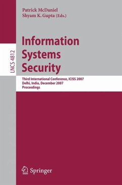 Information Systems Security - McDaniel, Patrick / Gupta, Shyam K. (eds.)