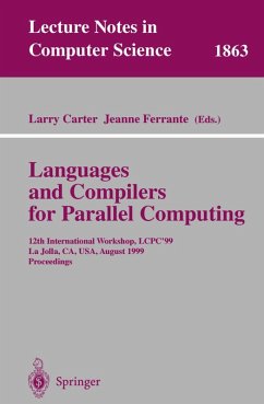 Languages and Compilers for Parallel Computing - Carter, Larry / Ferrante, Jeanne (eds.)