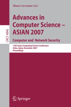 Advances in Computer Science - ASIAN 2007. Computer and Network Security - Cervesato, Iliano (Volume ed.)