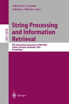 String Processing and Information Retrieval - Laender, Alberto H.F. / Oliveira, Arlindo L. (eds.)