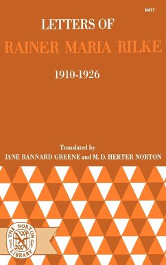 Letters of Rainer Maria Rilke, 1910-1926 - Rilke, Rainer Maria