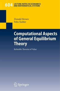 Computational Aspects of General Equilibrium Theory - Brown, Donald;Kubler, Felix