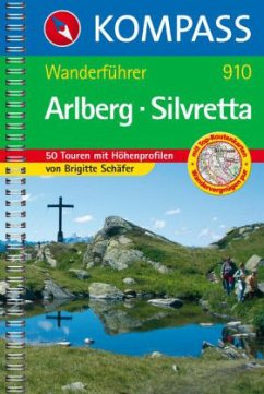 Cover Kompass Wanderführer Arlberg, Silvretta