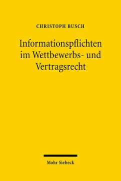 Cover Informationspflichten im Wettbewerbs- und Vertragsrecht