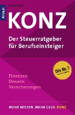 Cover Konz, Der Steuerratgeber für Berufseinsteiger