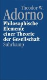 Philosophische Elemente einer Theorie der Gesellschaft / Nachgelassene Schriften 4. Abt.: Vorlesungen, 12